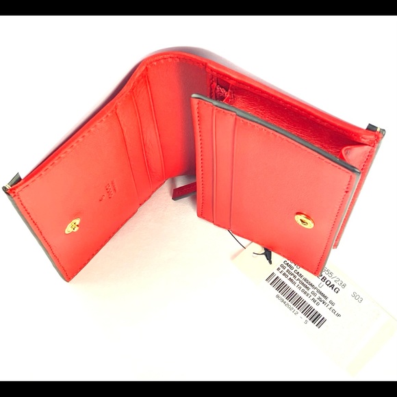 Gucci #624641 GG Supreme Apple Motif Card Wallet, New in Box - Picture 8 of 9